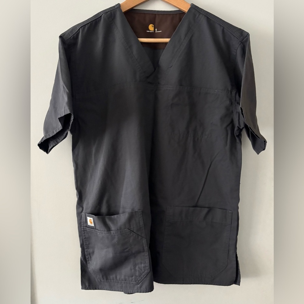 Carhartt Ripstop 4-Pocket V-Neck Scrub Top - Picture 1 of 4